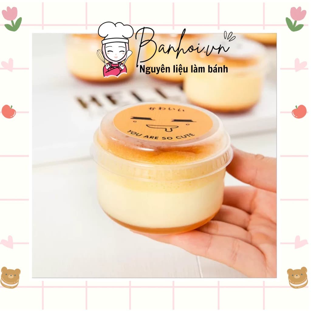 Hũ Pudding nhựa tròn GD2001 - hũ 150ml