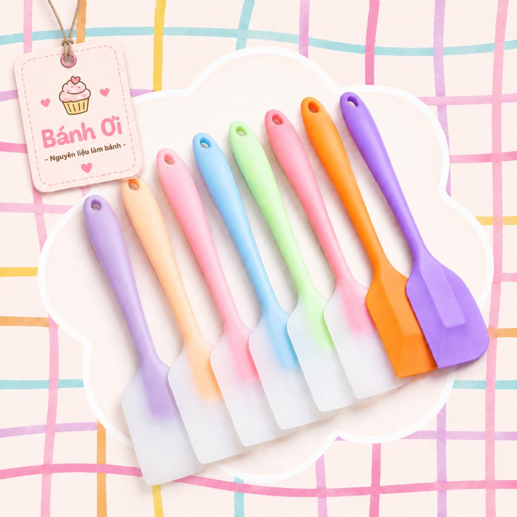 Phới trộn bột - Phới dẹt silicon